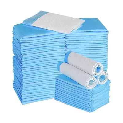 Pad d'urine d'échantillon gratuit personnalisé pour chien à l'arrière du côté imperméable à l'eau sanitaire formation en urine pour chien