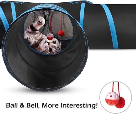 Sécurisé et durable 3 Way 4 Way 5 Way Jouet de tunnel de chat avec l'avantage d'être doux et écologique