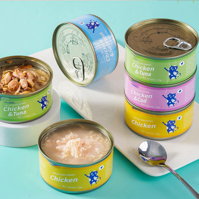 Durée de conservation 1 an Arômes mixtes pour animaux de compagnie et chats Nourriture humide 170 g Viande blanche Nourriture en conserve pour chats