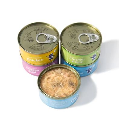 Produit de marque personnalisé, protéines humides, conserves pour chats, santé et saveurs multiples