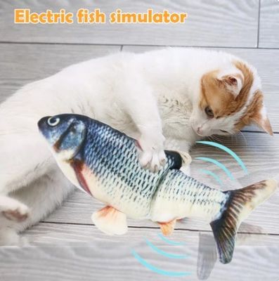 Jouets interactifs de chat drôles Poissons réalistes à floppy Catnip Jouets de chat pour petits animaux