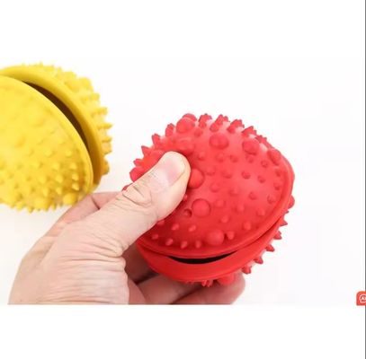 Boules à mâcher interactives pour chiots non toxiques et durables pour le nettoyage des dents/l'entraînement du QI