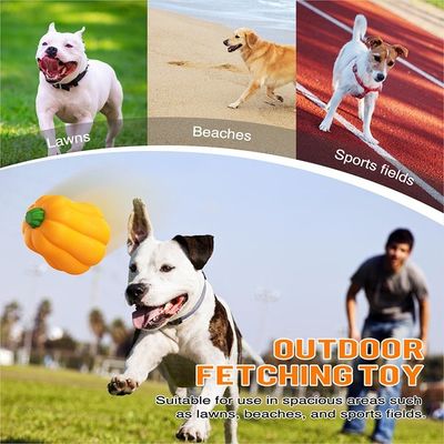 TPR Pumpkin Ball Shake fait rire Jouet interactif pour chien pour le pâturage et l'entraînement