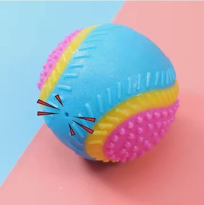 Logo personnalisé Acceptable Jouets pour animaux Indestructible Ballon de tennis pour chien pour les sports de plein air