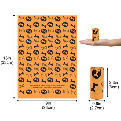 Outil de nettoyage écologique pour animaux de compagnie Sacs de déchets pour chiens biodégradables à base de fécule de maïs