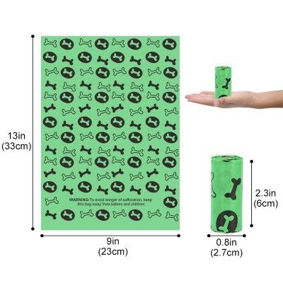 Outil de nettoyage pour animaux de compagnie Sacs à excréments pour chiens écologiques et pratiques pour les poubelles automatiques