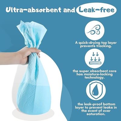 Des coussins imperméables jetables Pour chiots, séchage rapide, absorption d'urine 56*56 cm