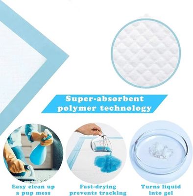 Urination de chien jetable à séchage rapide sous coussin avec matériau durable