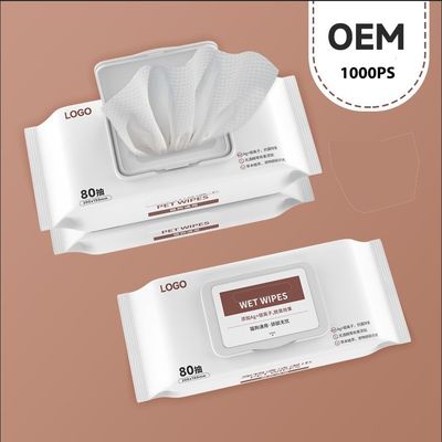 Des lingettes jetables pratiques pour animaux de compagnie avec fonction de déodorant et d'élimination des taches de larmes