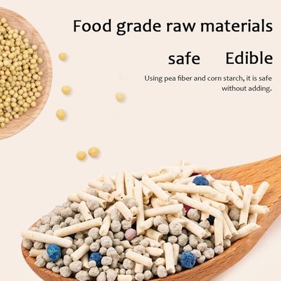 Sable doux biodégradable Tofu Litter de chat à faible traçage et à forte accumulation