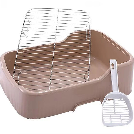 Plateau de toilette pour chiens confortable à l'intérieur Pas de fuite de protection contre les déversements et conception facile à nettoyer