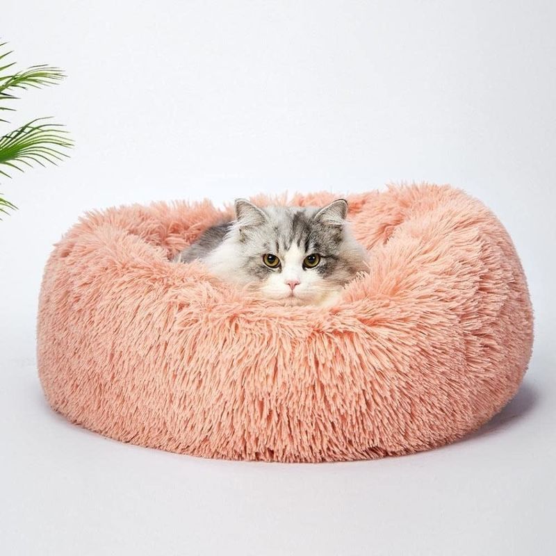 Matraques pour animaux de compagnie à fourrure fausse personnalisées et lavées douces pour le sommeil profond
