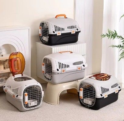 Accessoires de transport automobile Cages de transport d'animaux approuvées pour chiots et chats de petite ou moyenne taille