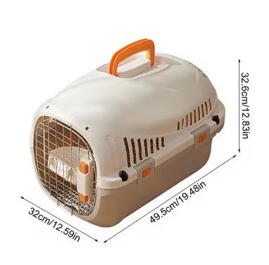 Boîte de transport portable pour animaux de compagnie Accessoires de voyage pour voiture pour le transport durable de chats