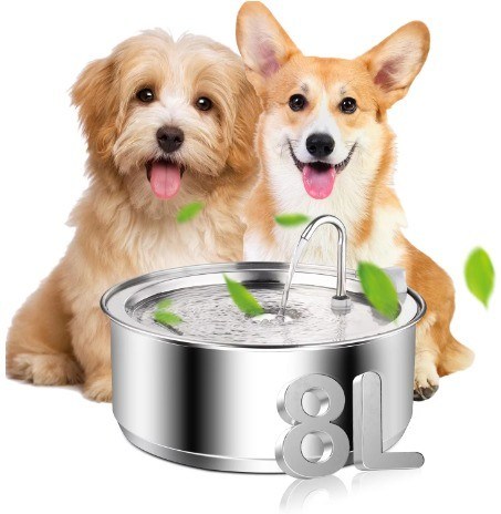 Distributeur automatique d'eau pour animaux de compagnie Pompe ultra silencieuse Fontaine d'eau pour chat pour petits animaux