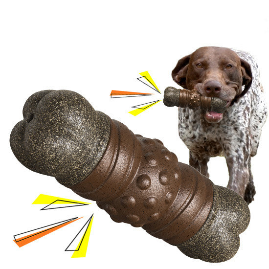 Mode durable Style à la mode Chien Jouet à grincer Bâton d'os pour nettoyer les dents Jouets à mâcher