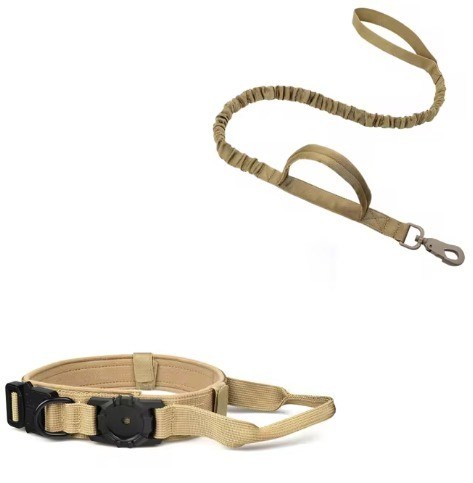 Collier réflecteur en nylon pour chien Collier d'entraînement GPS réglable avec support Airtag