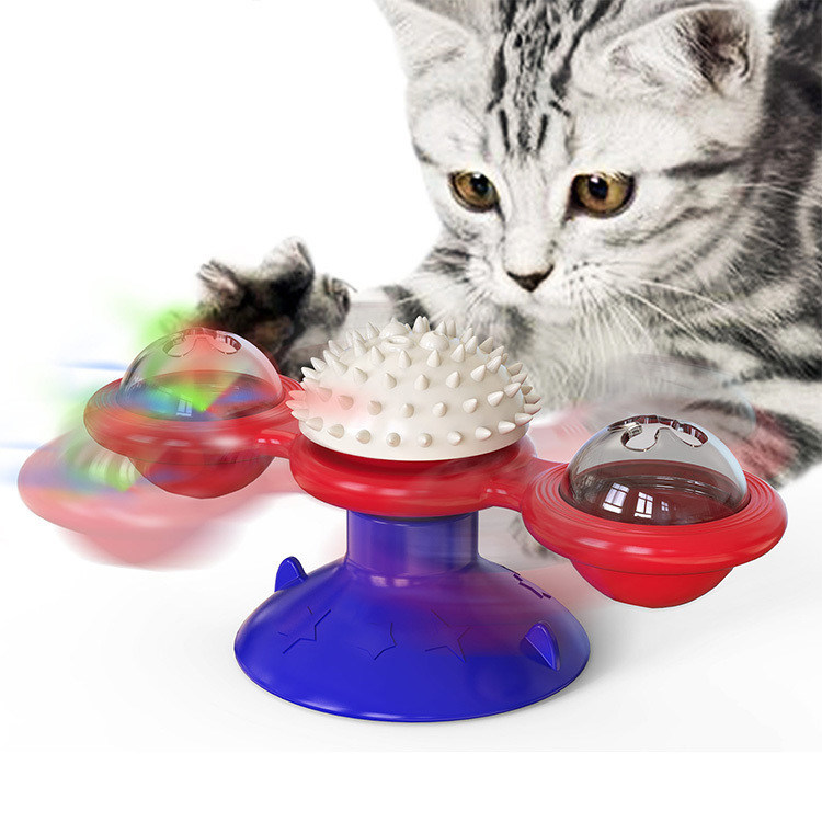 Dispenser alimentaire TPR Jouets interactifs pour chats Jouet de conception pour animaux de compagnie pour chats d'intérieur Matériau ABS