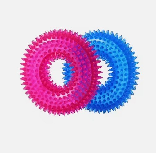Non toxique Amical de l'environnement Chien d'animaux de compagnie grincant Jouet interactif à mâcher pour nettoyer les dents