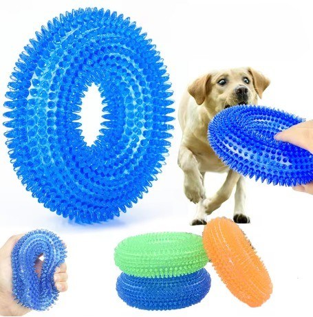 Jouet à mâcher interactif pour chiens, résistant aux piqûres et aux morsures, jouet de nettoyage pour chiens