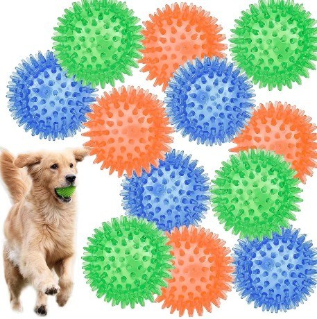 Jouets pour chiens non toxiques et respectueux de l'environnement TPR chien boules de jouets à mâcher pour le nettoyage des dents