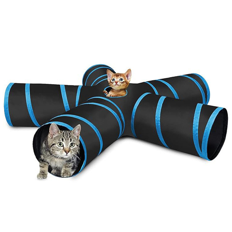Style populaire pliable doux pour chat, tunnel de cercle, jouet carré, détachable