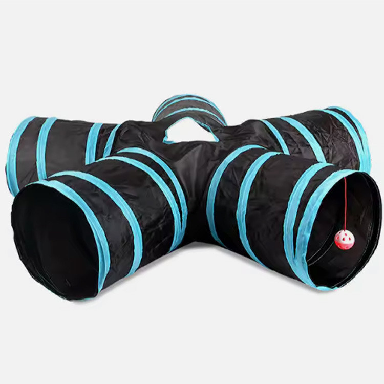 Sécurisé et durable 3 Way 4 Way 5 Way Jouet de tunnel de chat avec l'avantage d'être doux et écologique