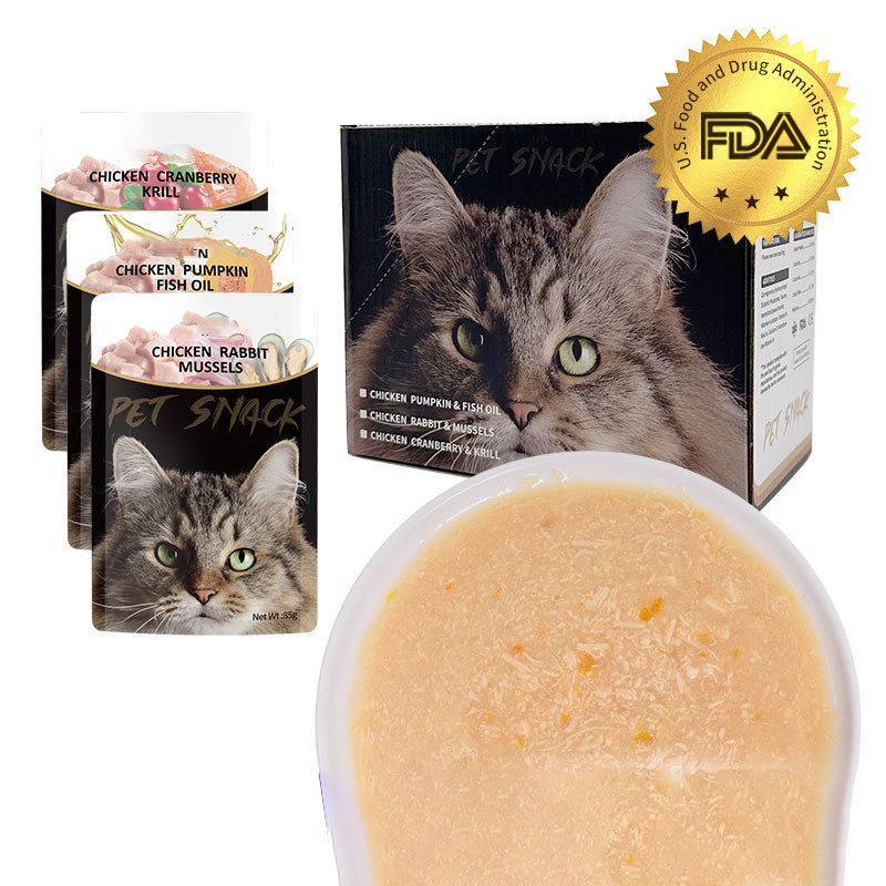 La nourriture pour animaux de compagnie préférée du chat