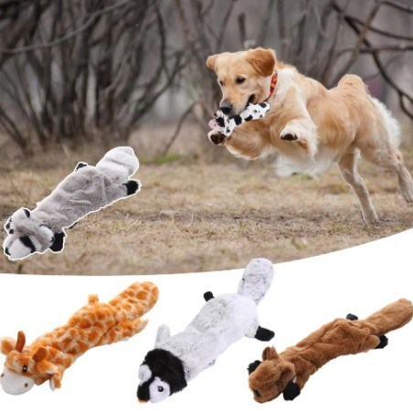 La saison des fêtes doit avoir un jouet de peluche pour chiens durable et grincheux