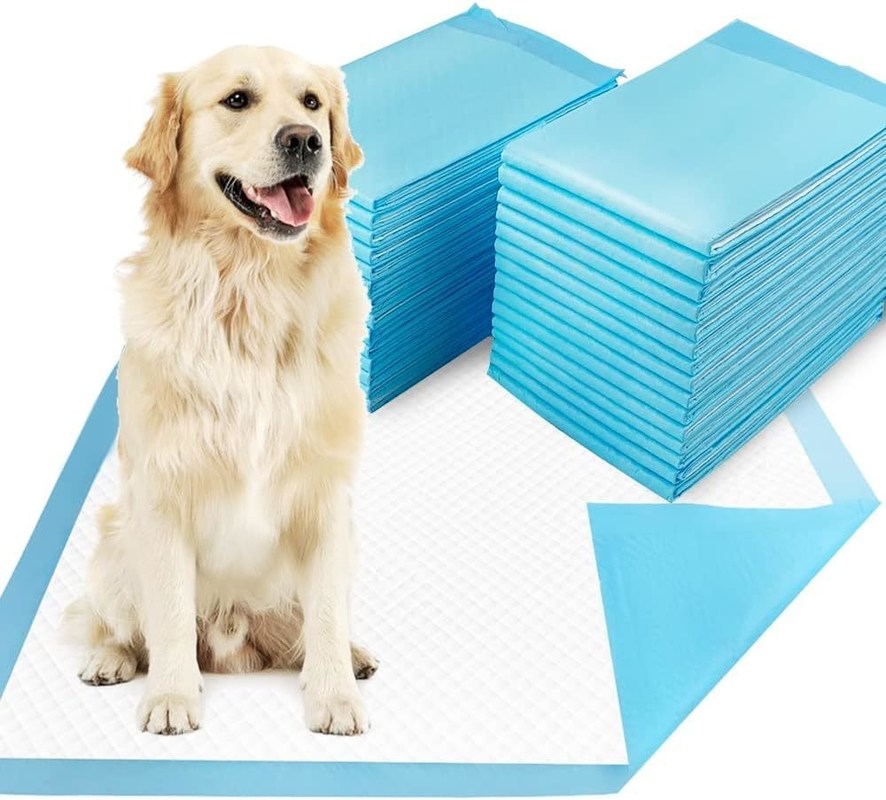 Personnalisation imperméable à l'eau 56*56cm Tissu non tissé Pet Pee Pads pour l'entraînement des chiens